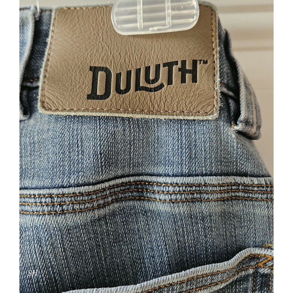 Duluth Trading Ballroom Double Flex Jeans Mens 44x32 Relaxed Fit Blue Denim... - Picture 3 of 10